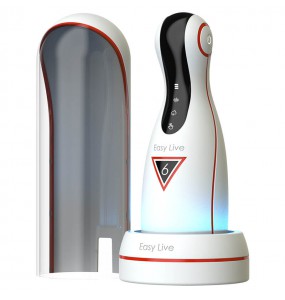 EasyLive - NO6 3RD Generation Sucking Heating Vibration Masturbator (Chargeable - White)